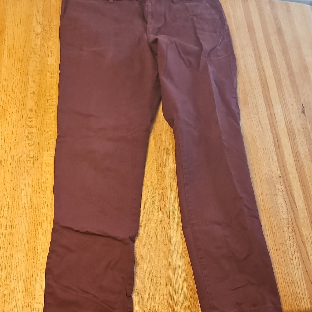 GAP Men's Deep Maroon Chinos